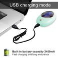 thumbnail image 4 of FNNMNNR 2Pcs 2 in 1 Mini Portable Hand Warmer USB Rechargeable Cute Hand Warmer Electric Heater for Outdoor 2400mAh USB Fast Heating Hand Warmers Rechargeable, 4 of 8