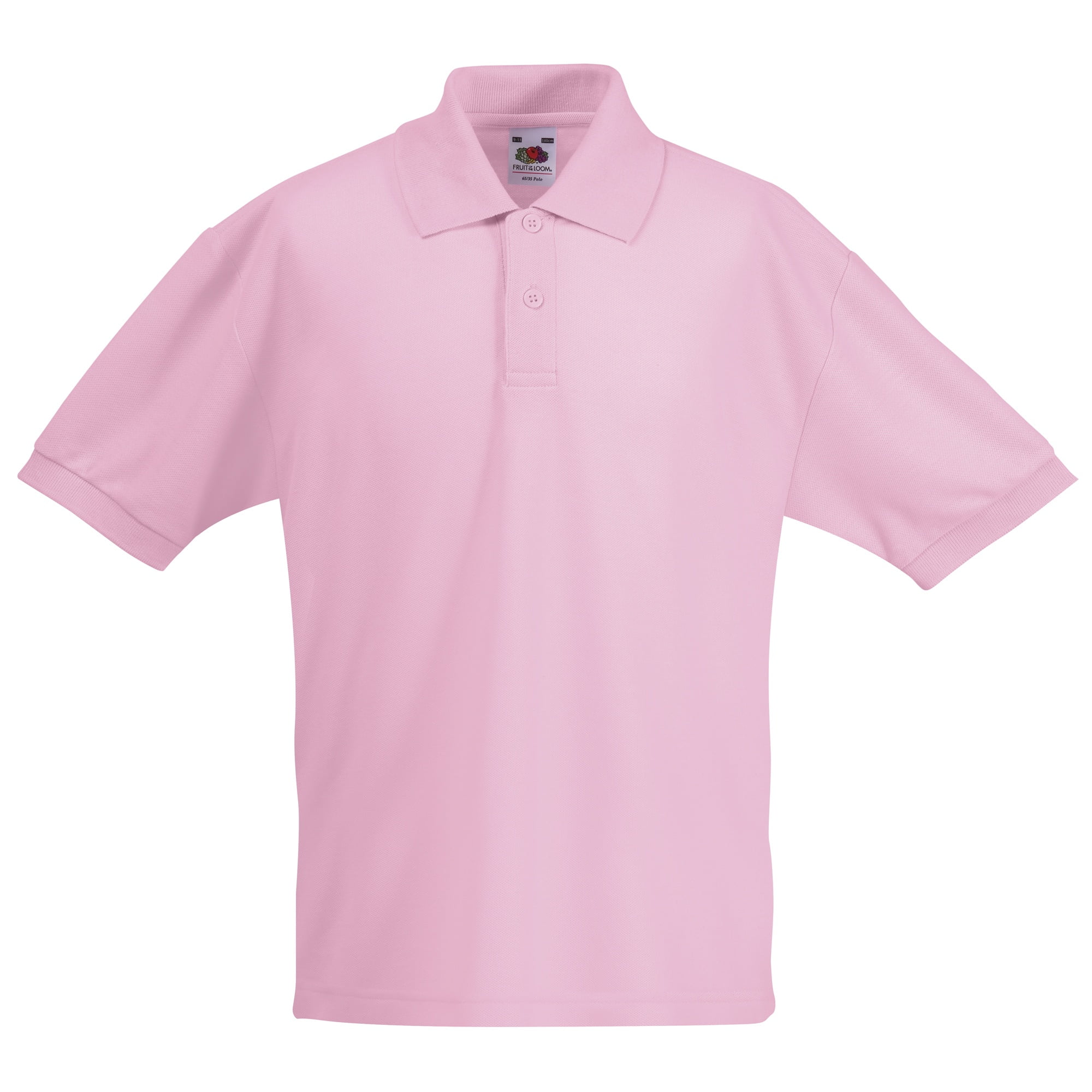 Fruit Of The Loom Boys/Girls Big Girls 65/35 Pique Polo Shirt