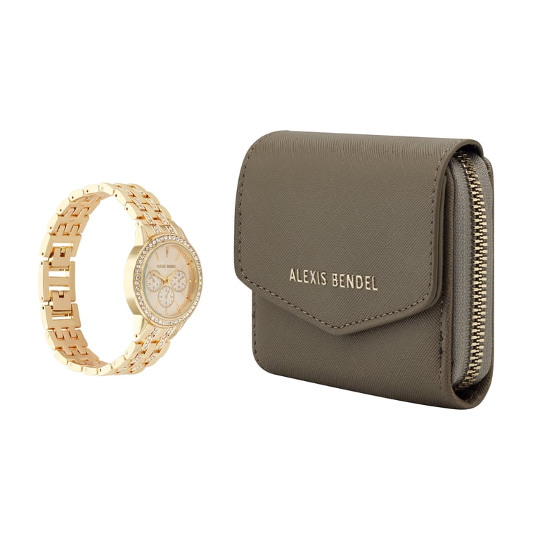 Alexis Bendel Elegant Gold Women\'s Watch and Bracelet Set Alexis Bendel Ladies Analog Gold Tone Watch 38mm Gift Set | eBay main image 2