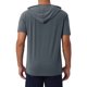 thumbnail image 3 of Sudadera con capucha INSPIRE CHIC para hombres, camiseta de manga corta, pullover atlético con cordón, camisetas con capucha M gris oscuro, 3 of 5