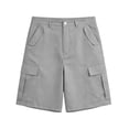 thumbnail image 7 of Noric Women's Cargo Shorts Multi Pocket Button Straight Leg Bermuda Shorts for Summer Outdoor Hiking Camping, 7 of 7