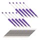 thumbnail image 4 of 10x bolígrafo con cuentas surtidas, bolígrafo, arte de papelería, dibujo, bolígrafos con cuentas, bolígrafo Rollerball para exámenes, tomar notas, violeta fluorescente, 4 of 8