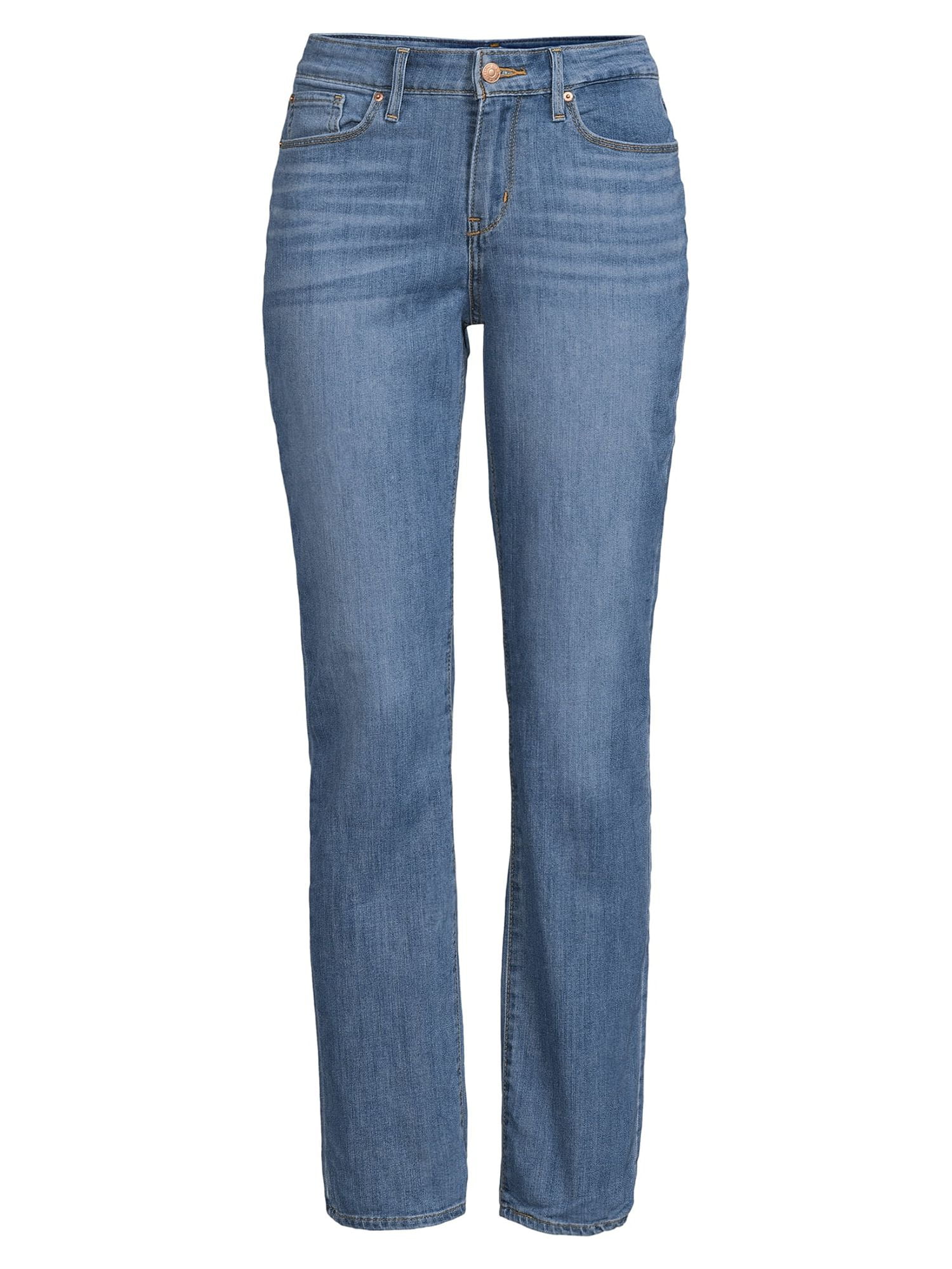 Levi Strauss Signature Women's Modern Mid-Rise Straight Jeans