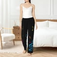 thumbnail image 4 of Fotbe Color Musical Notes Pantalones de Pijama para Mujer, Pantalones de Dormir, Pantalones Pj con Cordón y Bolsillos-Small, 4 of 6