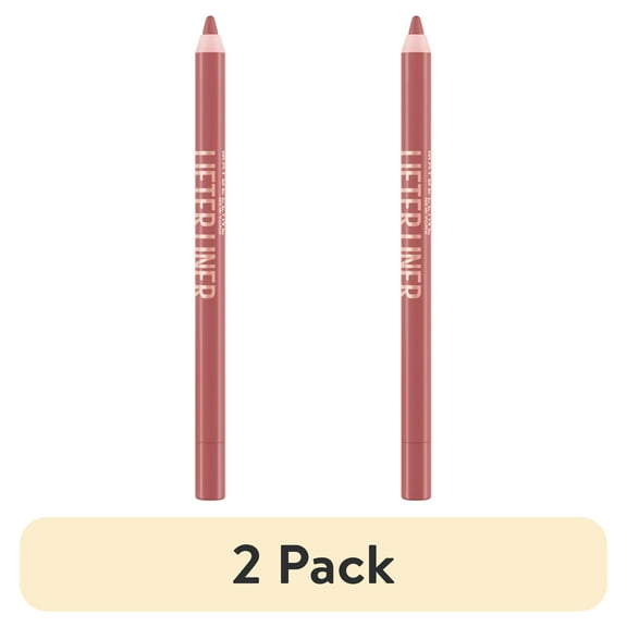 (2 pack) Maybelline Lifter Liner Lip Liner Makeup with Hyaluronic Acid, Big Lift, 0.04 oz