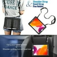 thumbnail image 4 of FIEWESEY New iPad 10.2 Case with [360° Rotating Kickstand][Adjustable Hand Strap][Shoulder Strap] Shockproof Rugged Kids Friendly Case For Apple iPad 10.2 inch 7th/8th/9th Generation(Black+Black), 4 of 8