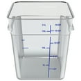 thumbnail image 2 of Carlisle 1195507 Squares 18-Quart Polycarbonate Food Storage Container - Clear, 2 of 4