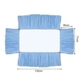 thumbnail image 6 of Bed Dust Cover Easy Installation Baby Crib Bed Skirt Soft Elastic Toddler Crib Bedding Skirt for Bedroom, 6 of 7
