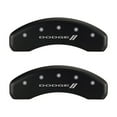thumbnail image 5 of MGP 4 Caliper Covers Engraved Front & Rear With stripes/Dodge Red finish silver ch Fits select: 2007-2008,2011 DODGE NITRO SXT, 5 of 6