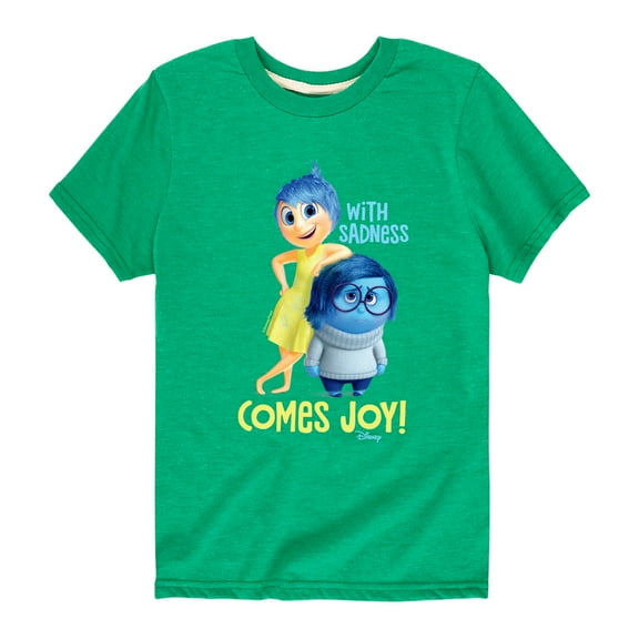 Inside Out - With Sadness Comes Joy - Toddler And Youth Short Sleeve Graphic T-Shirt