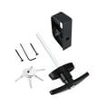 thumbnail image 2 of HILABEE Shed Door Latch T-handle Lock Set Replacement Accessories Hardware with Keys for 11.4cm Stem, 2 of 9