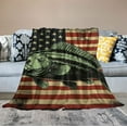 thumbnail image 2 of ARISTURING Camouflage American Flag Blanket Super Soft Plush Throw Blanket Cozy Warm Bed Blankets Lightweight Flannel Blankets for Couch, Bed, Sofa, 2 of 6