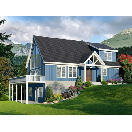 

763-16002: Traditional Country 5 Bed 4 Bath Luxury Home Plan 3545 Sq Ft: Full Blueprints with License to Build by Home Plan Marketplace - Lesuto