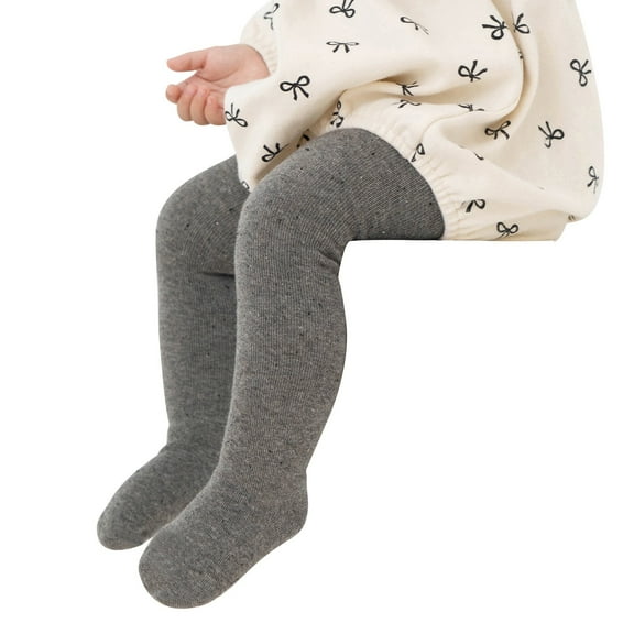 Coerni New Born Baby Tights Girls Cable Knit Full-Footed Stockings Winter Cotton Warm Leggings Girls Trendy Stretchy Pantyhose