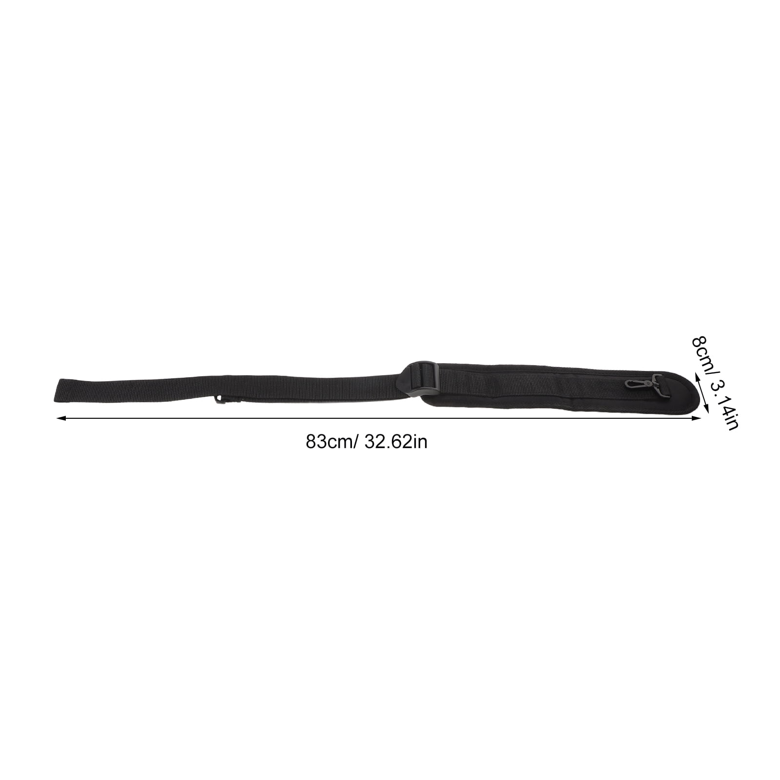 Pretyzoom 1Pair Adjustable Padded Violin Case Strap Comfortable Non Slip Shoulder Belt for Carry