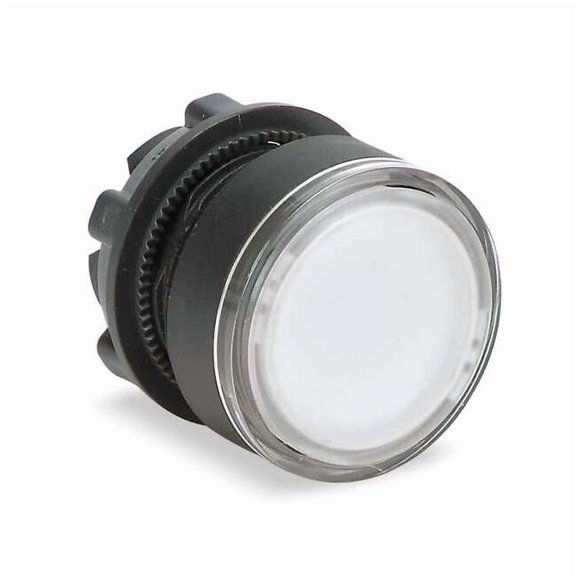 Schneider Electric Illuminated Push Button Operator, 22 mm, White ZB5AH013