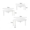thumbnail image 6 of Acrylic Cupcake Stand, 3 Pcs Square Clear Cake Stand Dessert Table Display Set for Food Pizza, 6 of 6