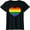 Black, variant on Rainbow Flag Colored Heart LGBTQ+ Lesbian Pride Gift T-Shirt