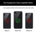 thumbnail image 3 of Charging Port Replacement for iPhone XR -Dock Connector Compatible with iPhone XR 6.1 Microphone Assembly Inch All Carriers with Repair Tools (Red), 3 of 4
