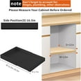 thumbnail image 4 of Pull out Cabinet Organizer, Expandable(12.6"-20.5") Pull Out Drawers for Cabinets with Adhesive Nano Film for Pots, Roll out Shelf Storage for Kitchen Base Cabinet Organization,Black, 4 of 8