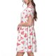 thumbnail image 2 of Disketp Hearts para Vestido de Manga Corta para Mujeres, Vestidos de Verano para Mujeres, Casual y Holgado para la Playa, 2 of 6