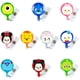 thumbnail image 2 of 2023 1pcs Soporte Mickey Disney Cartoon Silicona Retráctil Emblema, 2 of 4