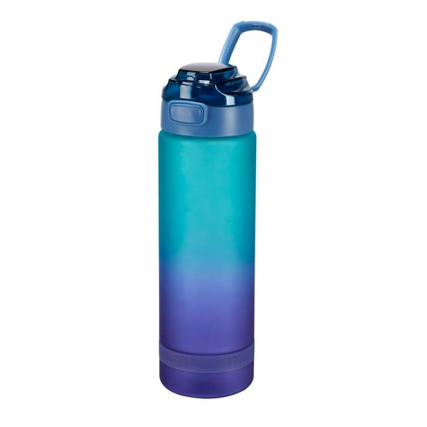 Cilindro de plástico Harper/1 litro de capacidad azul 7.5 x 26