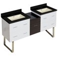 thumbnail image 1 of Imaginations Américaines 61,5 pouces W Vanity Set  Gris, 1 of 1