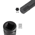 thumbnail image 5 of Uxcell H19 1/2-Inch Metric Drive Impact Hex Bit Socket Cr-Mo Steel Black 1pcs, 5 of 5