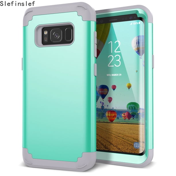 Fundas de teléfono para Samsung Galaxy S8, S9, S10 Plus, S10E, Note 8, Note 9, armadura híbrida a prueba de golpes, funda de goma resistente, cubierta de cuerpo completo QYM unisex