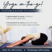 Gayo Handmade Organic Yoga Mat made with 100% Organic Cotton Yoga Mat - Natural Yoga Rug for Exercise, Workout, Fitness Rug - Hand Weaved, Washable - 74 inches X 26 Inches