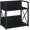 Black Medium, variant on Countertop Shelf Organizer,Coffee Bar Accessories,Spice Rack,Coffee Counter Shelf,2 Tier Coffee Organizer Station for Mugs,Cups,Cream,Syrup(Rustic Brown, Small)