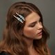 thumbnail image 2 of Ofertas Únicas 1 Par de Clips para el Cabello en Forma de Mariposa Azul, 2 of 5