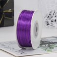 thumbnail image 2 of LAICAIW Purple Ribbon-Solid Color Thin Satin Ribbon,1/8 inch x 100 Yards Double Face Gift Ribbon for Crafts, 2 of 3