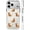 Cattle Leaves, variant on for iPhone 17 Air Case [Compatible with Magsafe],Girls Women Clear Magnetic Case Silicone Shockproof Protective Cover with Pattern White Abstract Flower