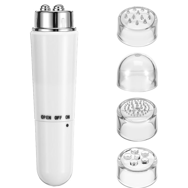 Masajeador de cuello y rostro: Masajeador facial eléctrico multifuncional para rostro y cuello - Herramienta portátil para el cuidado de la piel y una limpieza profunda