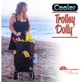 thumbnail image 6 of dbest products Cooler Trolley Dolly, Black Insulated cooler bag folding collapsible rolling shopping grocery tailgating bbq beer ice cart, 6 of 6