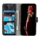 thumbnail image 3 of For Honor X9c 5G Leather Case Wallet Phone Cover Crazy Horse Texture - Black, 3 of 5