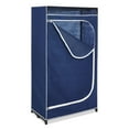 thumbnail image 4 of Whitmor 36-inch Clothes Closet - Freestanding Garment Organizer with Sturdy Blue Fabric Cover, Adult, 4 of 5