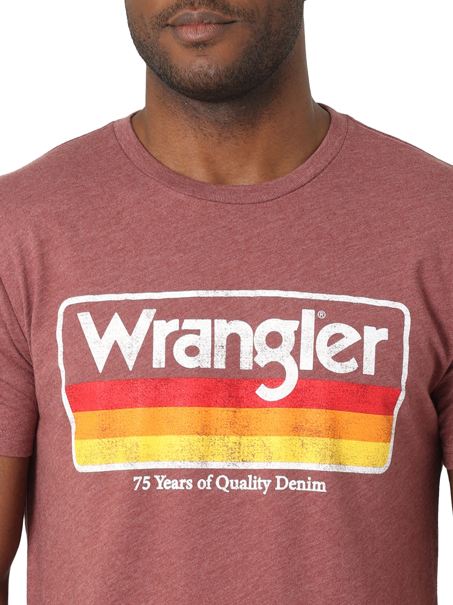 Wrangler Men's Short Sleeve 75th Anniversary Knit Tee, Sizes S-3XL - Walmart .com