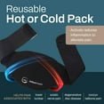 thumbnail image 5 of Reusable Ice Pack for Back Pain Relief | Adjustable Lower Back Pain Wrap for Hot and Cold Therapy | Relief for Lower Lumbar, Sciatic Nerve, Herniated or Degenerative Disc, Coccyx, Tailbone Pain, 5 of 7