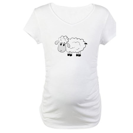 

CafePress - Sheep Maternity T Shirt - Cotton Maternity T-shirt Cute & Funny Pregnancy Tee