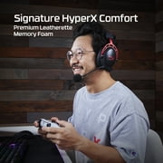 HyperX Cloud Alpha Wired Over-Ear Gaming Headset, Red