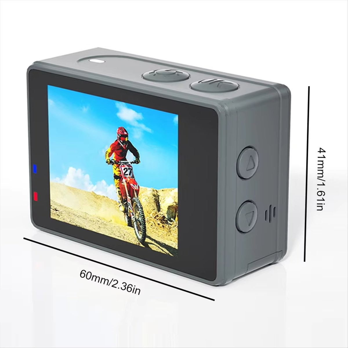 WiFi Action Camera 30m Waterproof Exercise Video Recorder 120° Wide Angle Sport Camcorder with Accessories Kit