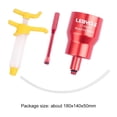 thumbnail image 2 of LEBYCLE Kit de purga de aceite de freno de disco hidráulico para bicicleta (bicicleta de carretera roja), 2 of 2