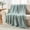 Green, variant on My Texas House Pink 60" x 70" Rib Knit Ruffle Throw Blanket