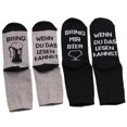thumbnail image 1 of De Calcetines De Algodón Divertidos Para Hombres Y Mujeres, Calcetines Deportivos Informales Con Frase Alemana Wenn Du Das Lesen Kannst, Novedad, Calcetines Para Equipo, Regalos De Navidad 2 Pares Sweethay HA039079-00, 1 of 6