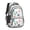 Multicolor Cat and, variant on Black Cat and Yarn Ball Blue Pattern Cute School Backpack Bag with Padded Back and Adjustable Shoulder Straps 16.9 X 12.6 X 5.9 Inches