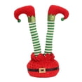thumbnail image 2 of Christmas Decorative Supplies Legs Festive Party Upholstery Ornaments Cloth Red, 2 of 9