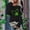 Black, variant on QHWAUAKFBN T Shirts For Women Loose Fit St Patricks Day Irish Shirt Apparel Green Printed Long Sleeves Tunic Tshirts